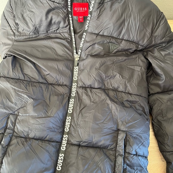GUESS Black Puffer Jacket - Picture 7 of 8